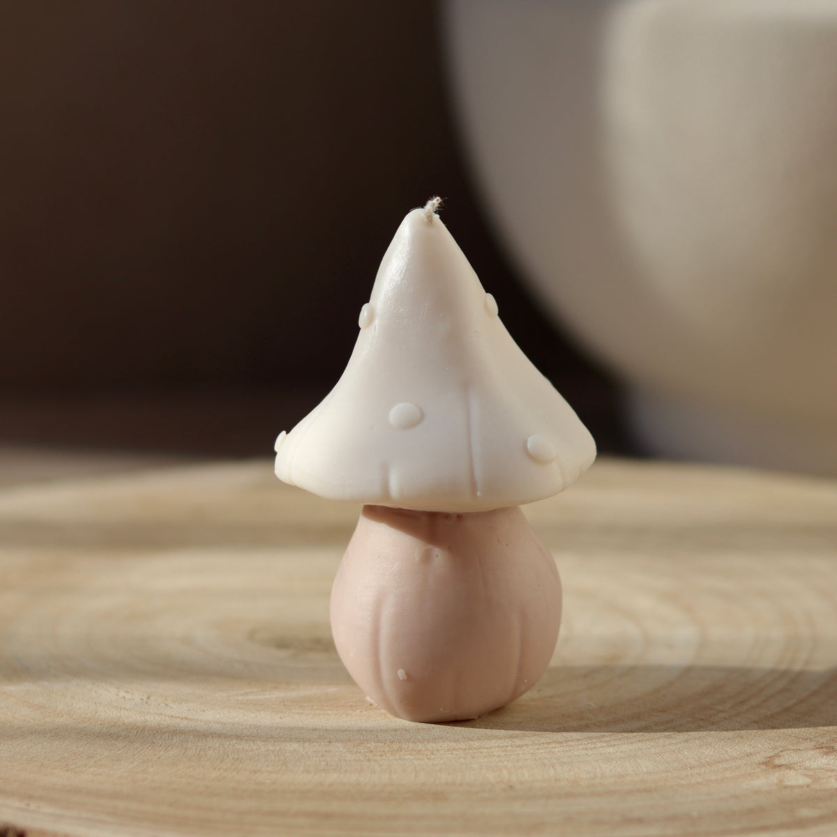 3er Set Pilz Kerzen