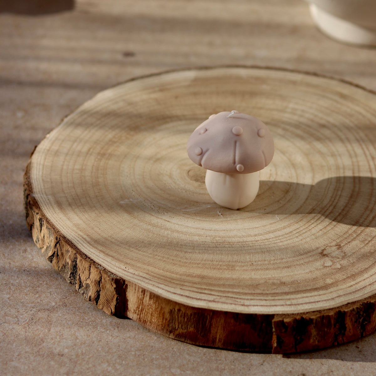 3er Set Pilz Kerzen